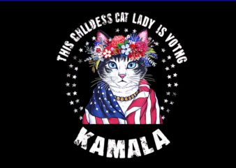 This Childless Cat Lady is Voting Kamala PNG