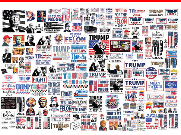 Bundle trump 2024 , trump face svg, i’m voting for the felon svg, trump take america back, trump shot bundle, trump vance t shirt template