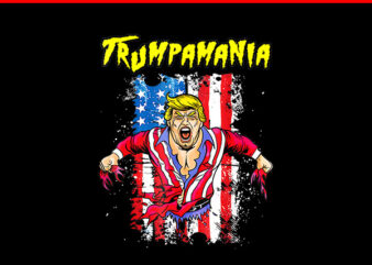 Trumpamania PNG, Trump Amania PNG, Trump Vance PNG t shirt designs for sale