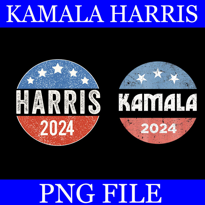 Bundle Kamala Harris PNG, Kamala Harris 2024 PNG, Kamala Harris For President PNG