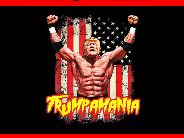 Trumpamania png, trump amania 2024 png, trump vance png t shirt designs for sale