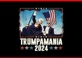 Trumpamania PNG, Trump Amania PNG, Trump Vance PNG t shirt designs for sale