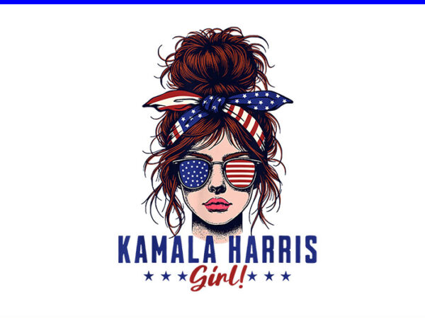 Kamala harris girl png, kamala harris for president png t shirt vector art