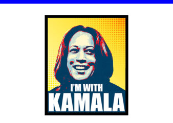 I Vote Kamala Harris For President PNG, I Support Kamala Election PNG