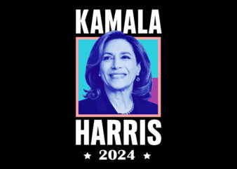 Kamala Harris 2024 PNG, Kamala Harris 2024 Let’s Finish The Job PNG