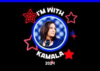 I’m With Her Kamala Vote For 2024 President PNG, Kamala-Harris PNG