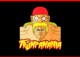 Trumpamania 2024 PNG, Trump Amania PNG, Trump PNG