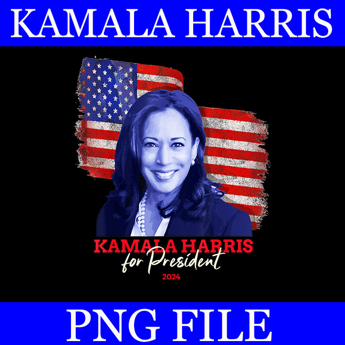 Bundle Kamala Harris PNG, Kamala Harris 2024 PNG, Kamala Harris For President PNG