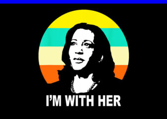 I’m With Her Kamala Vote For 2024 President PNG