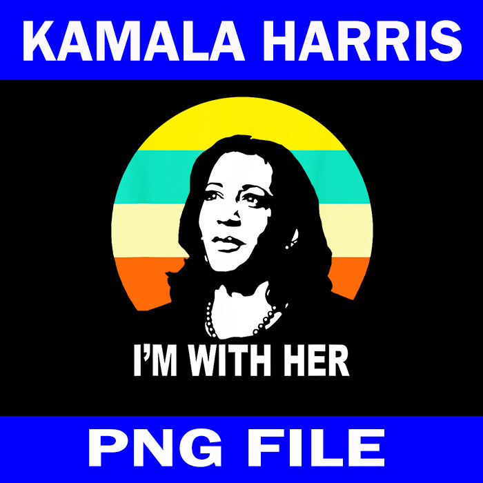 I’m With Her Kamala Vote For 2024 President PNG