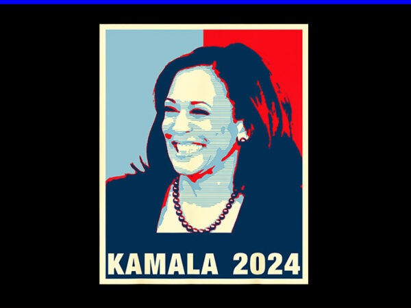 Kamala harris for president 2024 png, kamala harris png t shirt vector art