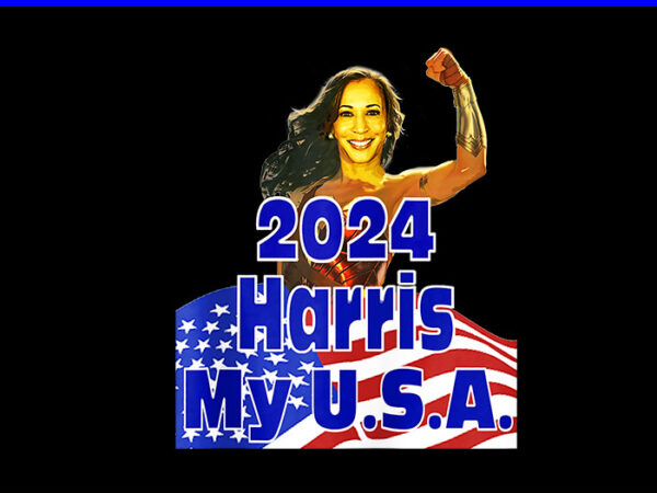 2024 harris my usa png