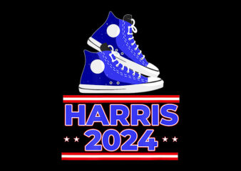 Harris 2024 vote president kamala election sneakers PNG