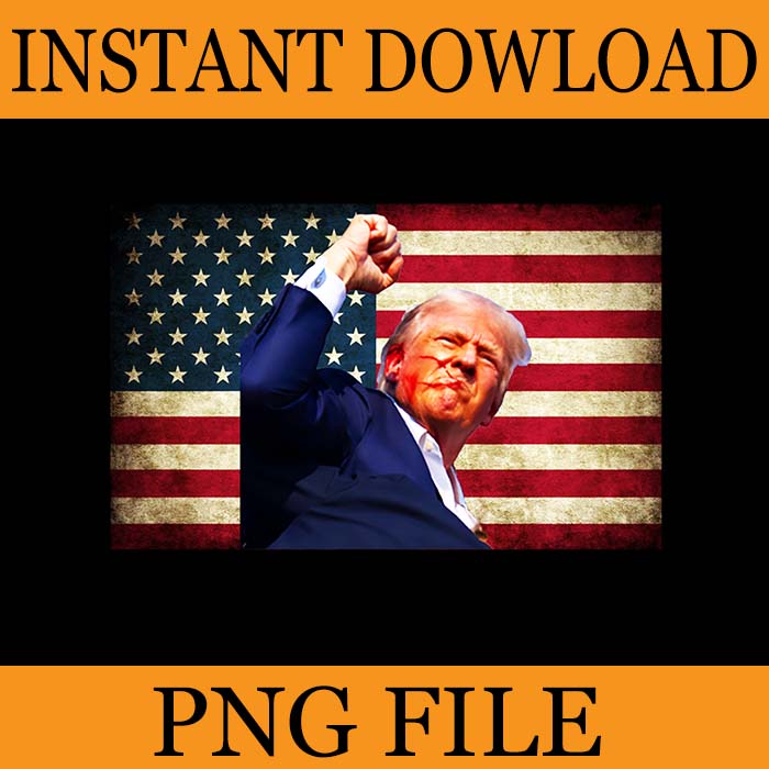 Trump Shot PNG, Trump 2024 PNG, Trump Fighting PNG