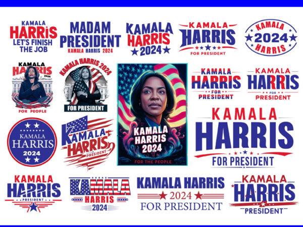 Kamala harris 2024 svg, bundle kamala harris svg, president kamala harris 2024 svg t shirt vector art