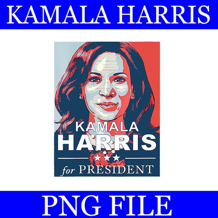 Kamala Harris For President PNG