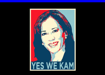 Kamala Harris 2024 Election PNG, Yes We Kam Kamala Harris PNG