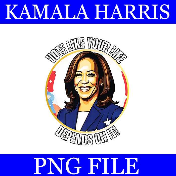 Bundle Kamala Harris PNG, Kamala Harris 2024 PNG, Kamala Harris For President PNG