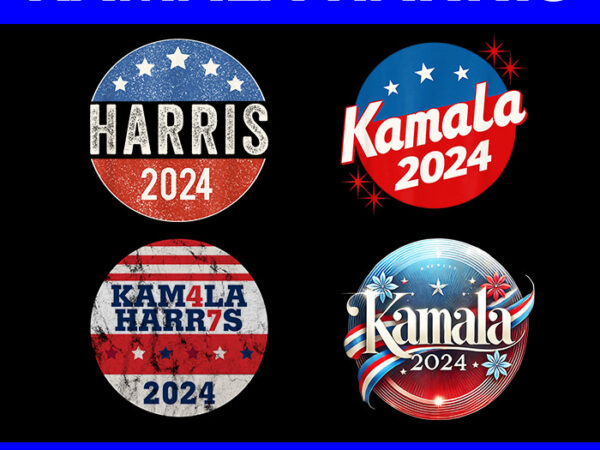 Kamala harris 2024 png, let’s win this harris for president png t shirt vector art