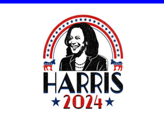 Kamala Harris 2024 PNG, Kamala Harris 2024 For President PNG t shirt vector art