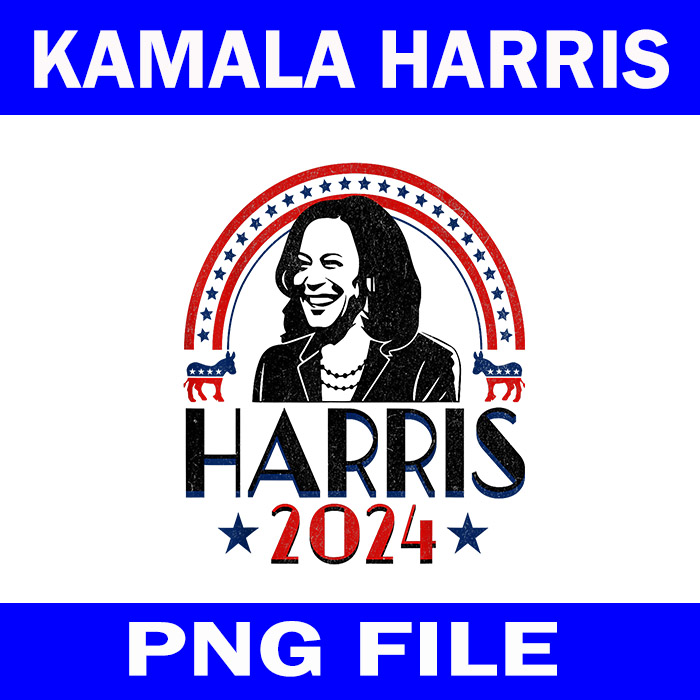 Kamala Harris 2024 PNG, Kamala Harris 2024 For President PNG