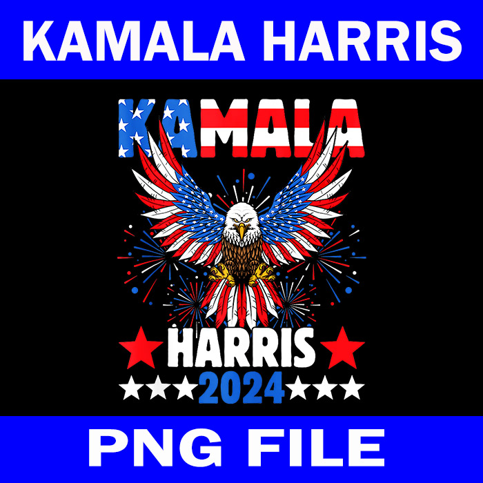 Kamala Harris 2024 Eagle PNG, Kamala Harris 2024 Let’s Finish The Job PNG