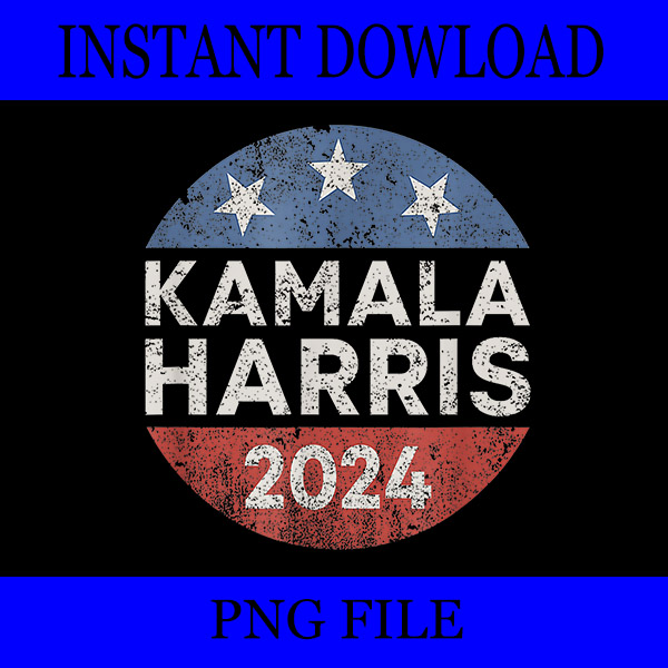 Kamala Harris 2024 PNG, Kamala Harris 2024 Let’s Finish The Job PNG