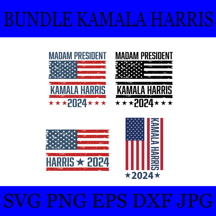 Madam President Kamala Harris 2024 SVG, Kamala Harris 2024 SVG