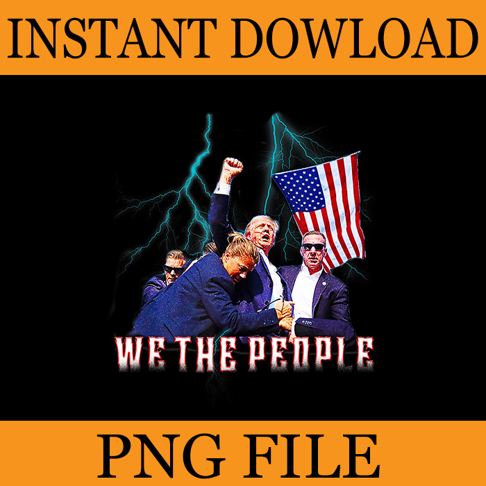 We The People Trump PNG, Trump 2024 PNG