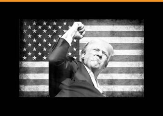 Trump Flag PNG, Trump Fighting PNG