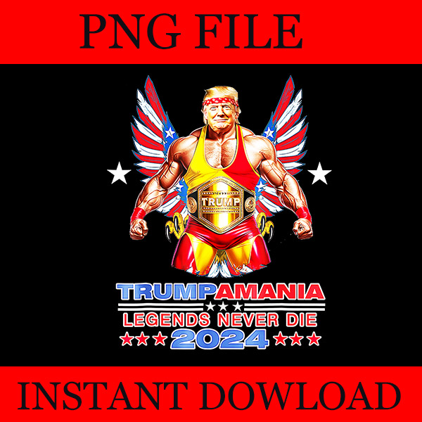 Trumpamania PNG, Trump Amania PNG, Trump Republican Convention Wrestling Meme PNG