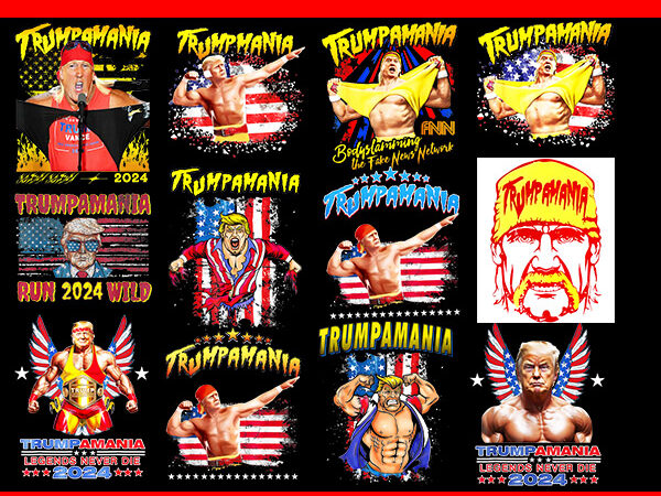 Trumpamania png, trump amania png, trump republican convention wrestling meme png t shirt designs for sale