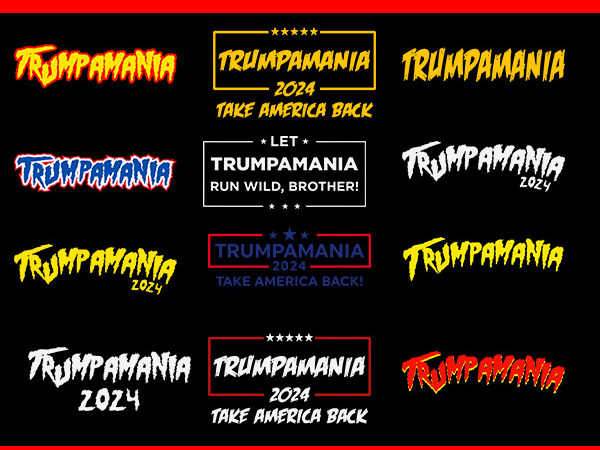 Bundle trumpamania svg, trump 2024 svg, trumpamania svg, trumpamania 2024 take america back svg t shirt template