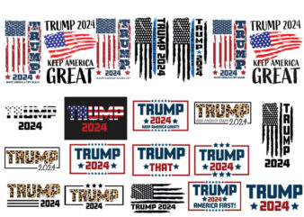 Trump 2024 SVG, Trump Keep American Great SVG t shirt designs for sale