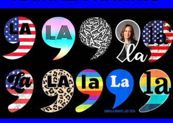 Comma La Kamala Harris 2024 PNG, Comma La PNG, Comma La Kamala Harris PNG