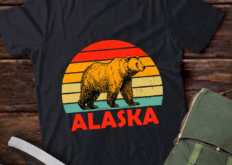 Alaska Bear Retro Polar Bear Lover Vintage Animal Lover Gift lts-d