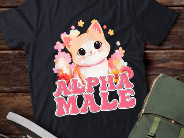 Alpha male funny meme cute cat love cat funny cat lts-d t shirt vector