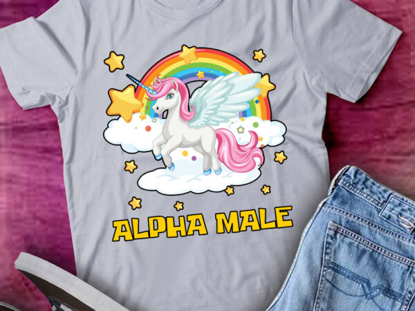 Alpha male unicorn funny sarcastic ironic meme unicorn gift lts-d t shirt vector