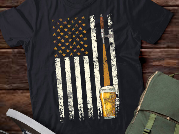 American flag craft beer tap beer lover patriotic usa gift lts-d t shirt vector