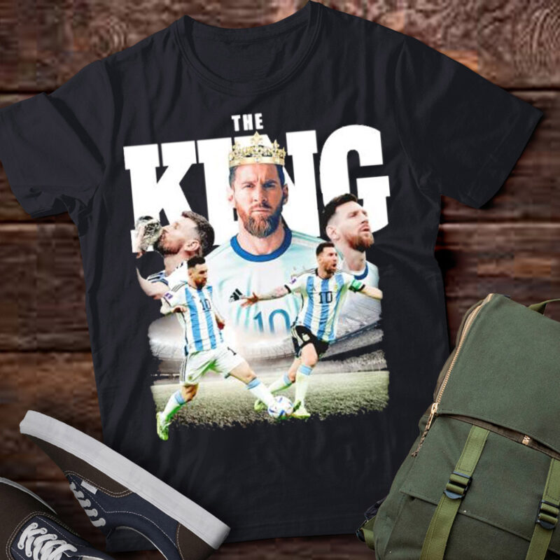 LT The King Lionel Messi Argentina 2024 Copa America Champions T-Shirt, hoodie, sweater PNG FILE