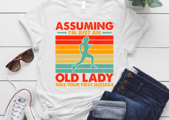 Assuming I’m Just An Old Lady Was Your First Mistake lts-d t shirt vector