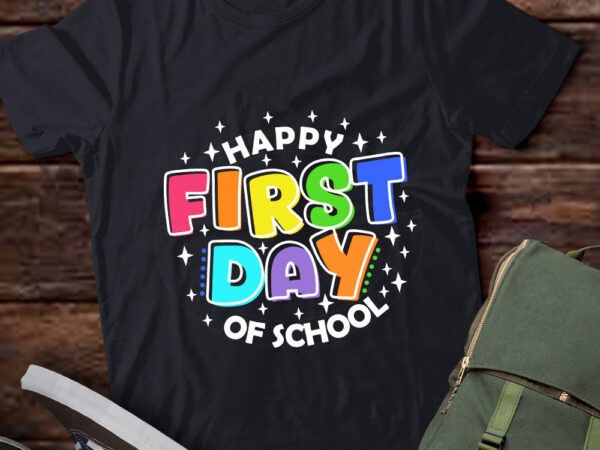 Back to school happy first day of school teacher gift lts-d t shirt template