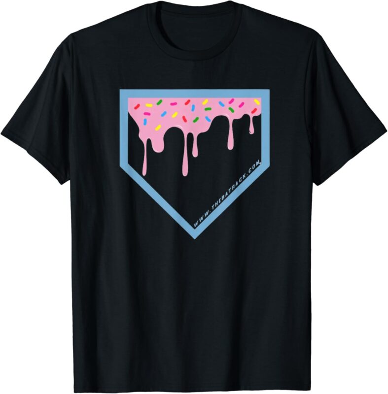 Baseball Home Plate Drip 2 with Sprinkles T-Shirt