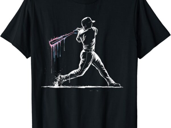 Baseball player drip t-shirt