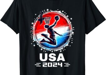 Basketball Team 2024 Basketball Apparel 2024 USA Team 2024 T-Shirt