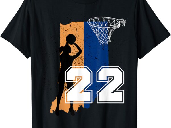 Basketball women no 22 jersey tee t-shirt