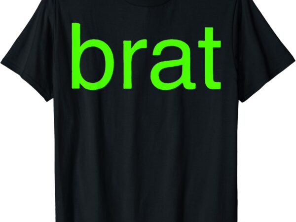 Brat album t-shirt