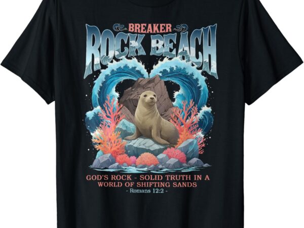 Breaker rock beach vbs 2024 god’s rock solid truth christian t-shirt