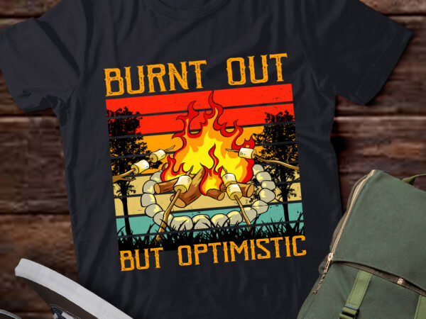 Burnt out but optimistic marshmallow hard working lts-d t shirt template