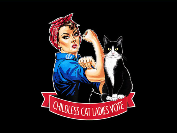 This childless cat lady is voting kamala png, kamala harris png t shirt designs for sale